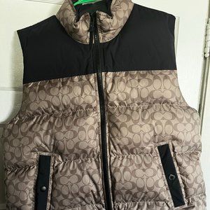 signature down vest coach